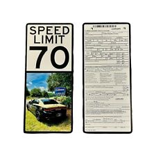 Florida Highway Patrol Traffic Citation Challenge Coin Ticket Trooper FHP White picture