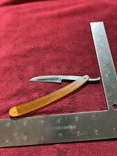 Vintage Our Own Straight Razor with Amber Sides and Altered Blade. picture