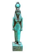 RARE ANTIQUE ANCIENT EGYPTIAN Statue Heavy Stone Goddess Isis Magic Hieroglyphic picture