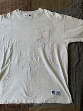 90S Xl Russell Vintage Pocket T Made In The Usa T-Shirt Plain Blank picture