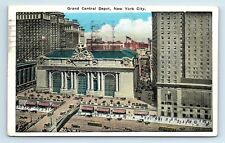Postcard Grand Central Depot, New York City RR 1928 G90 picture