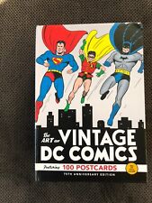 Art of Vintage DC Comics 100 Postcards 75th Anniversary Edition 2010 Brand New picture
