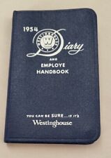 Vintage 1954 Westinghouse Employee Diary And Handbook - Unused picture
