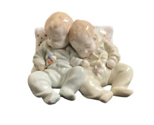 Lladro LITTLE DREAMERS #5772 Retired Babies Sleeping Figurine Spain Infants picture