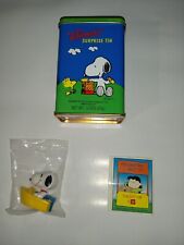 Vintage Whitman's Surprise Tin w/Snoopy Toy & Sticker Peanuts 1997 picture