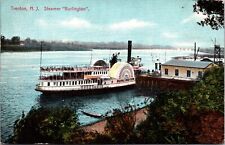 Postcard Steamer Burlington in Trenton, New Jersey picture