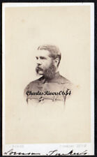 STONEHOUSE DEVON CDV MILITARY SOLDIER NAMED CAPTAIN GIBSON UNIFORM #A1876 picture