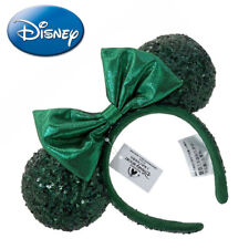 Ears Edition Minnie Mouse Emerald Green Sequins Disney·Parks Ears Headband US picture