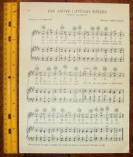 CORNELL UNIVERSITY Vintage Song Sheet c1938 