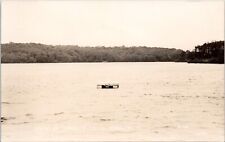 RPPC Diving Platform, Crystal Lake Beach, Averill Park, New York- Photo Postcard picture