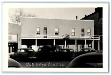 c1950's Old Hays Tavern Cafe Cars Grove Kansas KS RPPC Photo Antique Postcard picture
