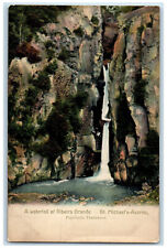 c1910 A Waterfall at Ribeira Grande St. Michaels Azores Portugal Postcard picture