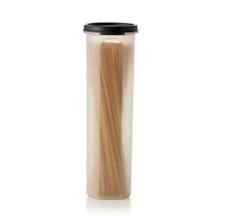 NEW tupperware modular mate round spaghetti dispenser with black seal and insert picture