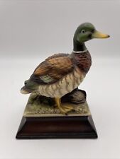 Vintage Porcelain Handcrafted Mallard Duck Figure picture