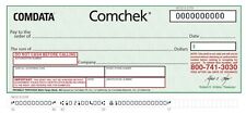 BLANK Green COMDATA Comchek - 20 Pack *FREE SHIPPING* Comcheck picture