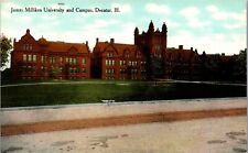 Vintage Illinois IL Postcard James Milliken University Campus Decatur  picture