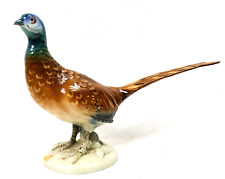 Vtg Royal Dux Porcelain Pheasant Figurine Sculpture 13