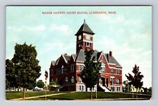 Ludington MI-Michigan, Mason County Court House, Antique, Vintage Postcard picture