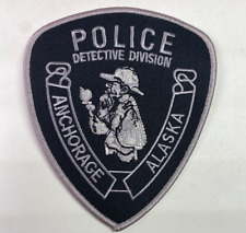 Anchorage Police Detective Division Alaska AK Patch O6 picture