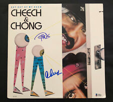 CHEECH AND CHONG GET OUT OF MY ROOM ALBUM VINYL LP AUTOGRAPH BECKETT BAS COA 4 picture