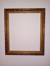 Vintage Wooden Gold Gilded Etched Picture Frame 16x20 picture