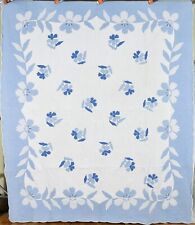 WELL QUILTED Vintage 30's Blue & White 