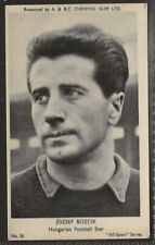 A&BC-ALL SPORTS (M120) 1954-#056- FOOTBALL - HUNGARY - JOZSEF BOZCIK picture