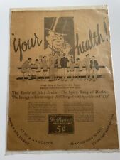 Rare 1929 Dr Pepper Ad For The Dallas Texas Morning News Newspaper picture