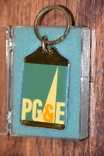 (1) Vintage NEW PG&E Key Chain Keychain ring Keyring Metal Pacific Gas Electric picture