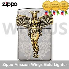 Zippo 2024 Amazon Wings Gold Limited Edition Lighter New In Box - Trakcing picture