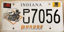 License Plate  - Indiana - Purdue University Boilermakers - Rare Locomotive picture