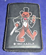 Vintage 1993 AADLP - GRATEFUL DEAD BEAR - Zip Style Lighter picture