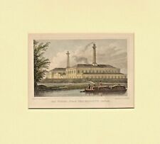 1828 colour mounted  engraving of  