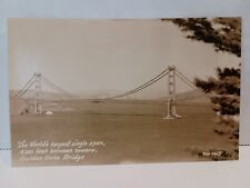 VINTAGE RPPC POSTCARD OF THE GOLDEN GATE BRIDGE SAN FRANCISCO CALIF 3.5