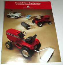 *IH International Special Duty Equipment Cadet Tractors & Riders Sales Brochure picture