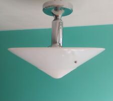 Vintage Streamline Modern Ceiling  Lamp light art deco 1930s Magnaluxe Luminaire picture