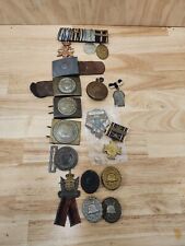 WW1 German Prussian Original Lot Buckles Badges Pins Medals Etc Imperial Buckle picture