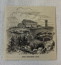 1878 small magazine engraving ~ THE BROCKEN INN Germany picture