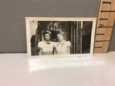 Vintage Photo 30-40's Waitresses Uniforms KC Club Sign k picture