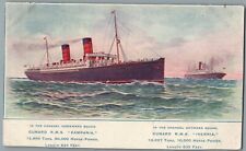 WHITE STAR CUNARD RMS CAMPANIA & IVERNIA SHIP LOG C. 1902 ROYAL MAIL STEAMSHIP picture