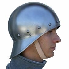 18 gauge Steel Medieval Knight Late open sallet Helmet Cosplay Armor gift item picture