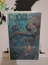 Godzilla Here There Be Dragons #2 (2023) Cover Signed By Tyler Kirkham  W/COA  picture