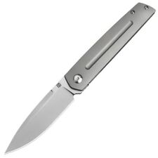 Artisan Cutlery Sirius Folding Knife Titanium Handle S35VN Drop Point 1849G-GY picture