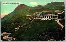The Peak at Hongkong Hong Kong China 1914 DB Postcard B13 picture