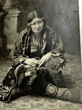 C 1905 RPPC Postcard Native American Indian Maiden C1905 Undivided Back picture
