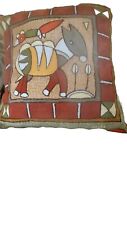 Kaross Shangaan Hand Embroidered South African Pillow Cover ( No Pillow Insert) picture