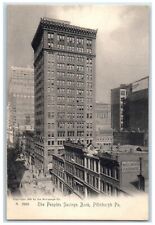 c1905 Aerial View Peoples Savings Bank Building Pittsburgh Pennsylvania Postcard picture