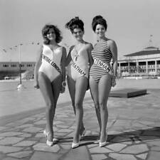 Three London contestants Miss UK 1967 which being held Blackpo- 1967 Old Photo picture