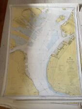 Vintage 1968 New York Harbor Map / Chart 541, Upper Bay & Narrows 46