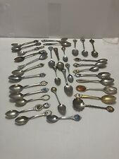 Lot of 33 Collection of Souvenir State/Country/Disney Spoons picture